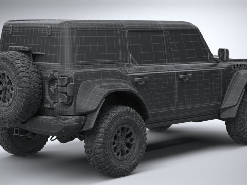 Bronco Raptor 4-door 2022 3Dモデル