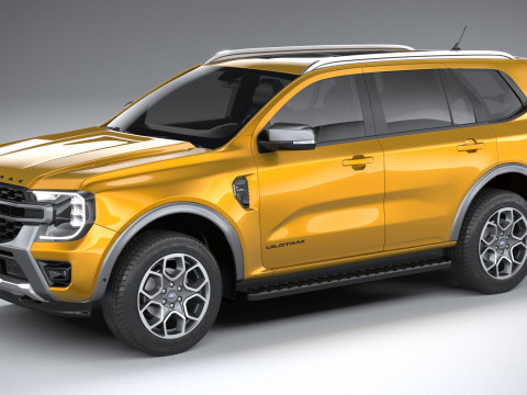 Everest Wildtrak 2023 3D मॉडल