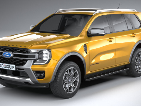 Everest Wildtrak 2023 3D Model
