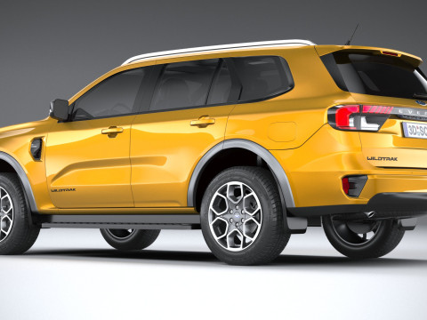 Everest Wildtrak 2023 3D Model