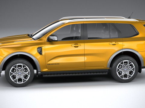 Everest Wildtrak 2023 3D Model