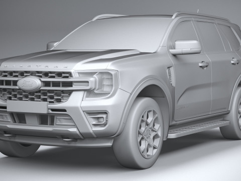 Everest Wildtrak 2023 3D Model