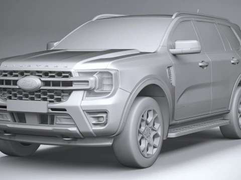 Everest Wildtrak 2023 3D Model