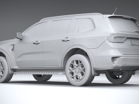 Everest Wildtrak 2023 3D Model