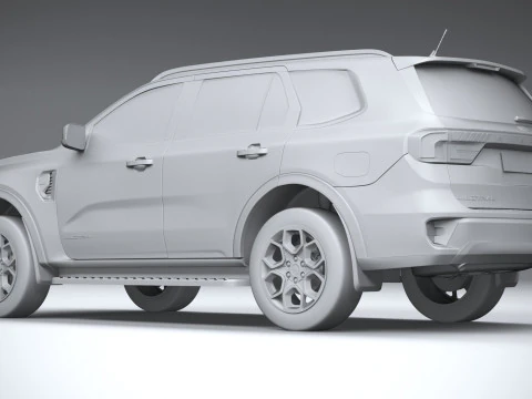 Everest Wildtrak 2023 3D Model