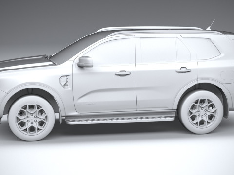 Everest Wildtrak 2023 3D Model