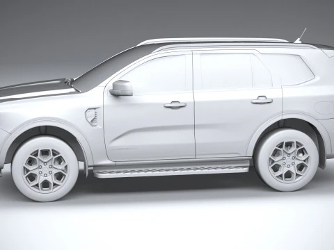 Everest Wildtrak 2023 3D Model