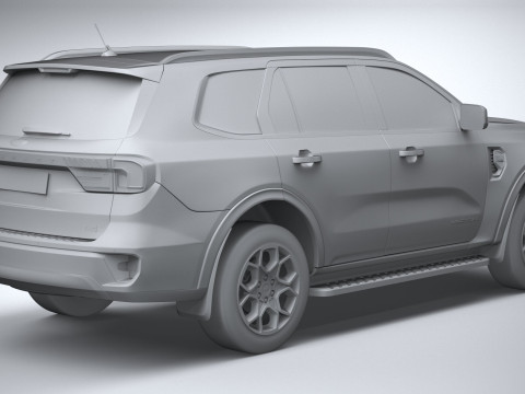 Everest Wildtrak 2023 3D Model