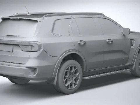 Everest Wildtrak 2023 3D Model