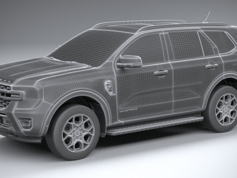 Everest Wildtrak 2023 3D Model