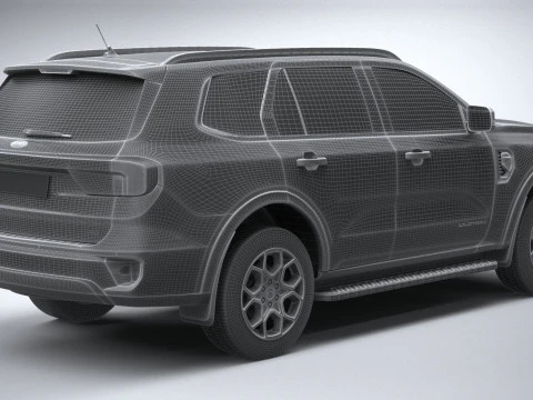 Everest Wildtrak 2023 3D Model