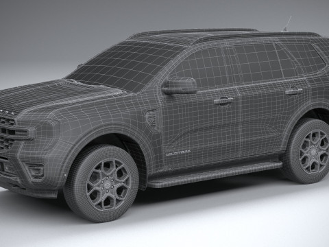 Everest Wildtrak 2023 3D Model