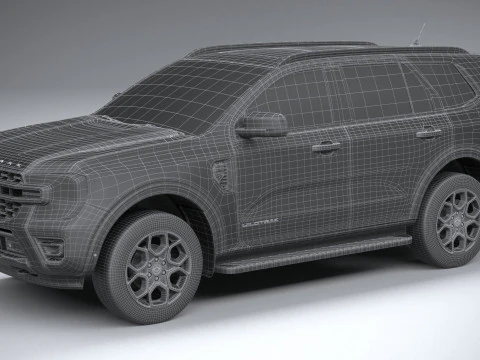 Everest Wildtrak 2023 3D Model