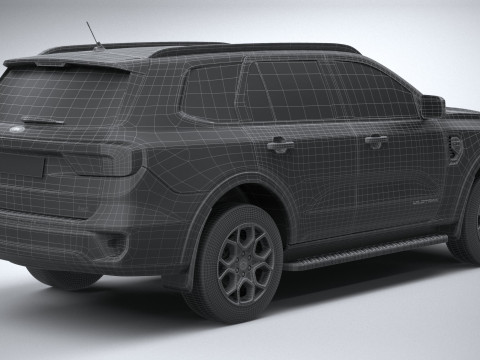 Everest Wildtrak 2023 3D Model