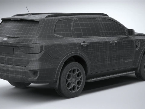 Everest Wildtrak 2023 3D Model