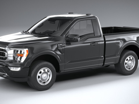 F150 Base 2022 Modello 3D
