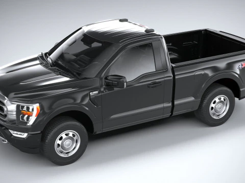 F150 Base 2022 3D Model