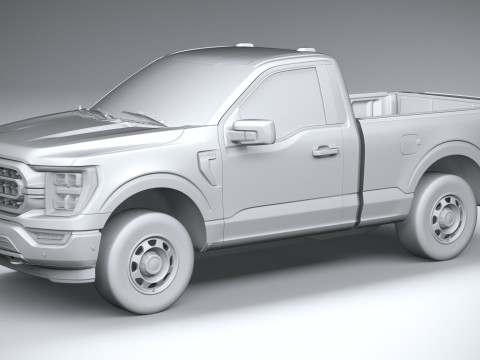 F150 Base 2022 3D Model