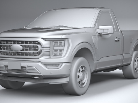 F150 Base 2022 3D Model