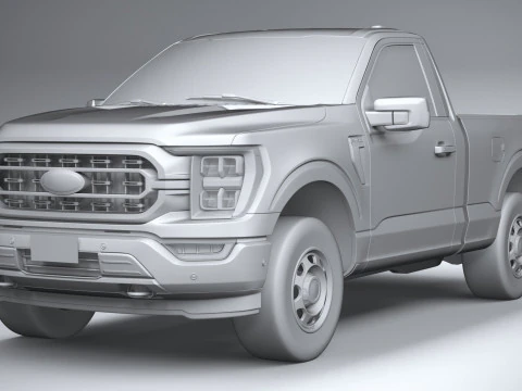 F150 Base 2022 3D Model