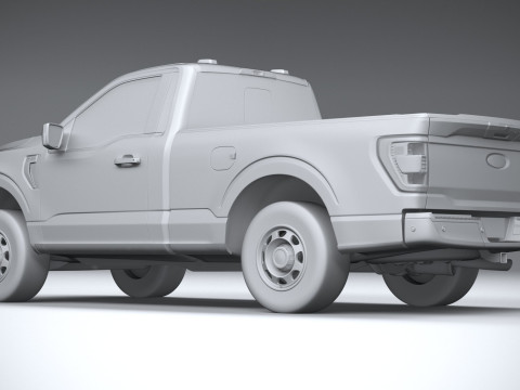 F150 Base 2022 3D Model