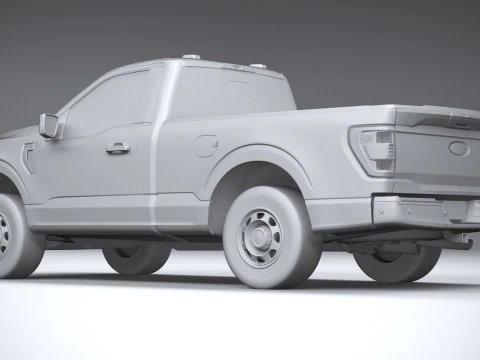 F150 Base 2022 3D Model