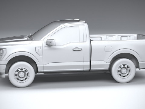 F150 Base 2022 3D Model