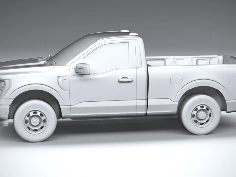 F150 Base 2022 3D Model