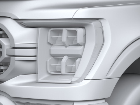 F150 Base 2022 3D Model