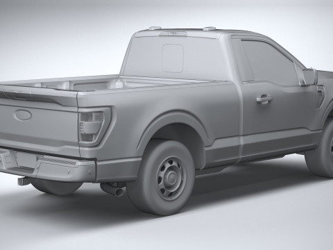 F150 Base 2022 3D Model