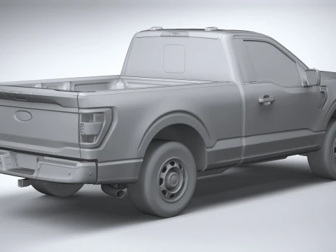 F150 Base 2022 3D Model
