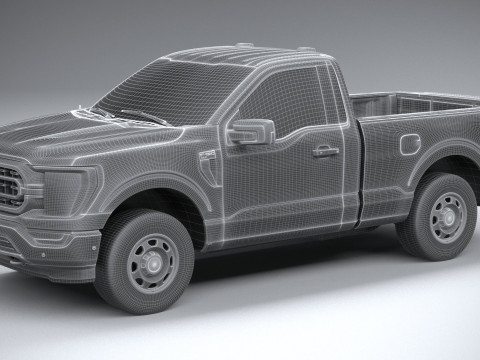 F150 Base 2022 3D Model