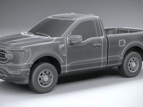 F150 Base 2022 3D Model