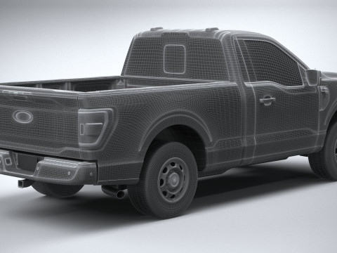 F150 Base 2022 3D Model