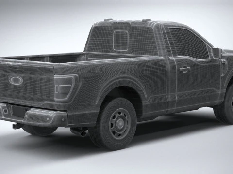 F150 Base 2022 3D Model