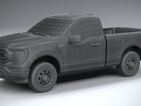 F150 Base 2022 3D Model