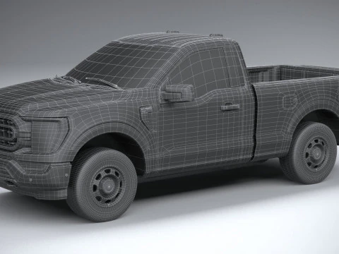 F150 Base 2022 3D Model