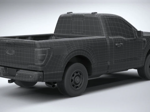 F150 Base 2022 3D Model