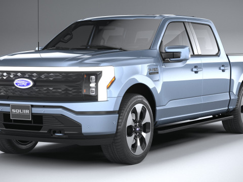 F150 Lightning 2022 3D Model