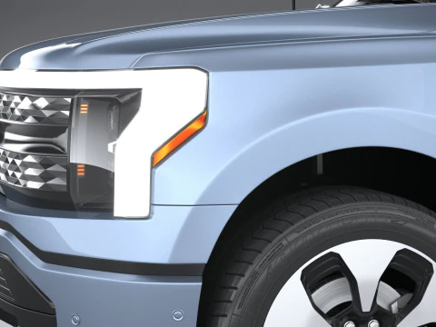 F150 Lightning 2022 3D Model