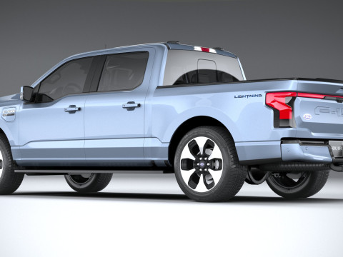 F150 Lightning 2022 3D Model