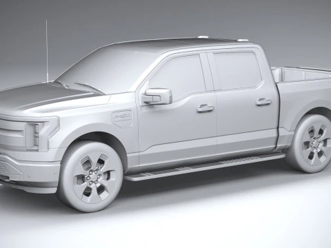 F150 Lightning 2022 3D Model