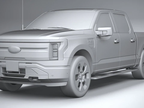 F150 Lightning 2022 3D Model