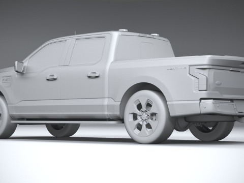 F150 Lightning 2022 3D Model