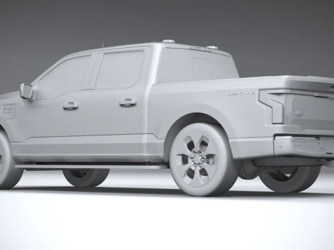 F150 Lightning 2022 3D Model