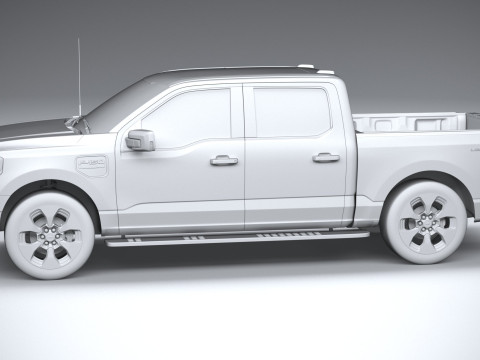 F150 Lightning 2022 3D Model