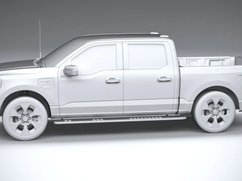 F150 Lightning 2022 3D Model