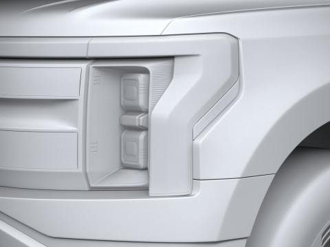 F150 Lightning 2022 3D Model
