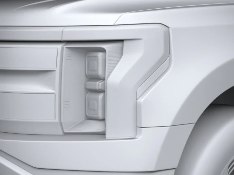 F150 Lightning 2022 3D Model