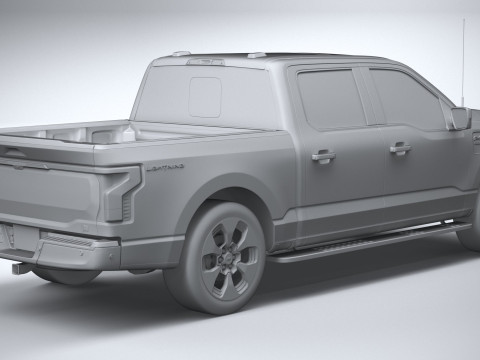 F150 Lightning 2022 3D Model